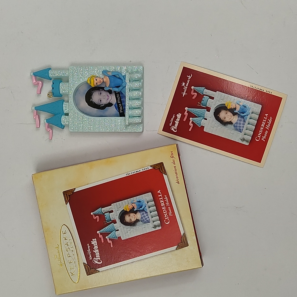 Hallmark Disney Cinderella Photo Holder Keepsake Ornament